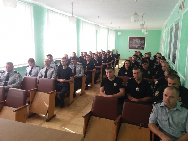 Голова Сокальської районної ради привітав правоохоронців району із професійним святом
