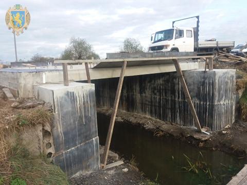 На Дрогобиччині ремонтують чотири мостові переходи