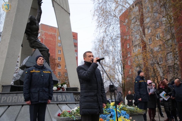 На Львівщині вшанували учасників ліквідації наслідків аварії на Чорнобильській атомній електростанції