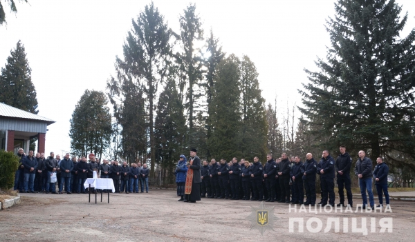 Поліцейські Львівщини вшанували пам'ять своїх товаришів, загиблих під час виконання службових обов’язків