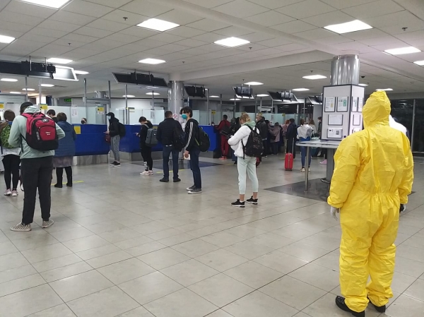 В «Борисполі» прикордонники оформили евакуаційний рейс з Маямі