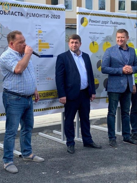 На Львівщині відкрили автомобільну дорогу Східниця - Пісочна