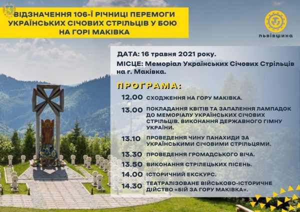 У неділю на Маківці вшанують полеглих у боротьбі за волю України