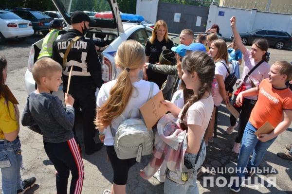 У Дрогобицькому районному відділі поліції відбувся День відкритих дверей для школярів