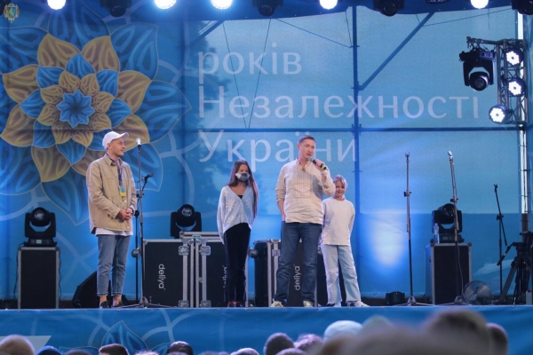 Ювілейну річницю Незалежності України на Львівщині відзначили святковим концертом
