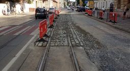 На вул. Личаківській завершено заміну трамвайної колії: рух транспорту відновлено
