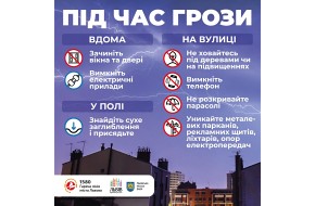 Синоптики попередили про грози 24 серпня у Львові