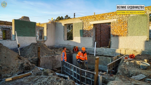 В межах Великого будівництва триває реконструкція дитячого садка Жовківської громади 