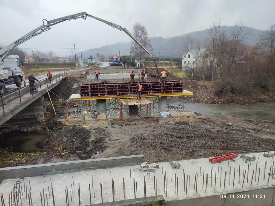 капітальний ремонт мосту на автодорозі Мшанець – Стрілки