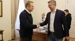 Мер Львова провів зустріч із Надзвичайним та Повноважним Послом Естонії в Україні Каімо Кууском