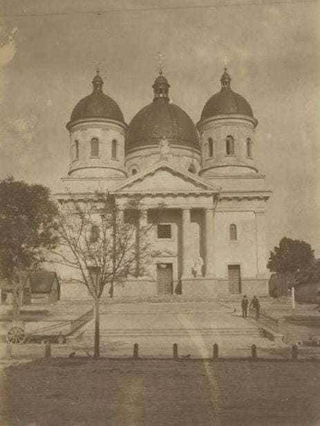 Сокаль.Новозбудована церква св.Петра і Павла у Сокалі. Світлина 1914 року, надана Юрій Корінь.