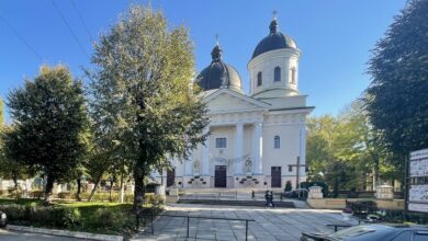 місце, де плануєтьяс облаштувати меморіальну дошку у Сокалі