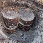 бочки з зерном часів голоду 1947 року