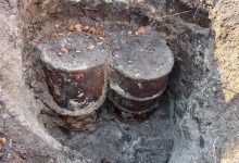 бочки з зерном часів голоду 1947 року