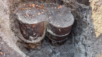 бочки з зерном часів голоду 1947 року