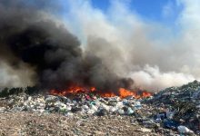 горить сміттєзвалище у Сокалі