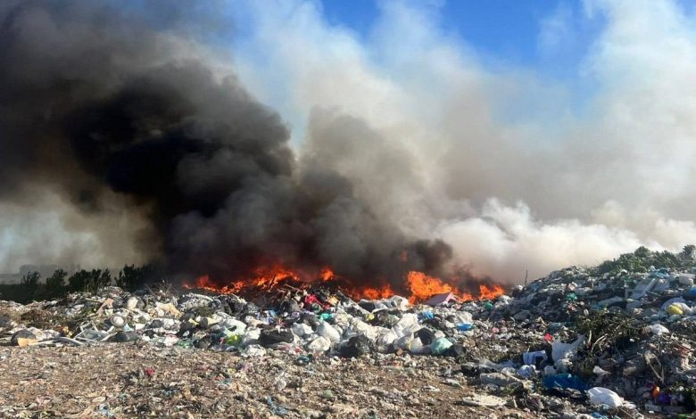 горить сміттєзвалище у Сокалі