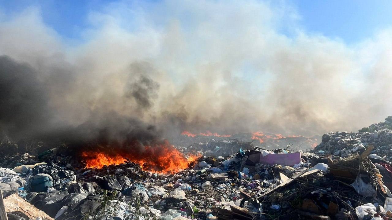 горить сміттєзвалище у Сокалі