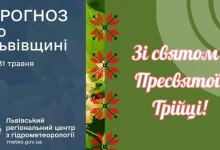 На Львівщині прогнозують грози й короткочасні дощі
