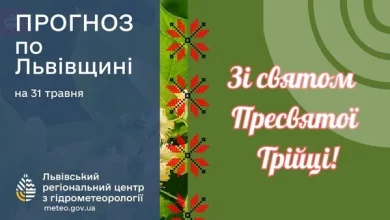 На Львівщині прогнозують грози й короткочасні дощі