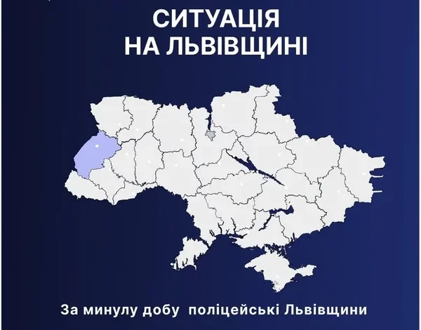 За добу 29 травня поліція Львівщини опрацювала 1341 звернення громадян