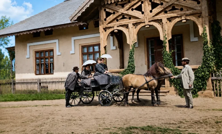 родовий маєток Володимира Дідушицького - світлина адаптована з приватної колекції Юрія Кореня