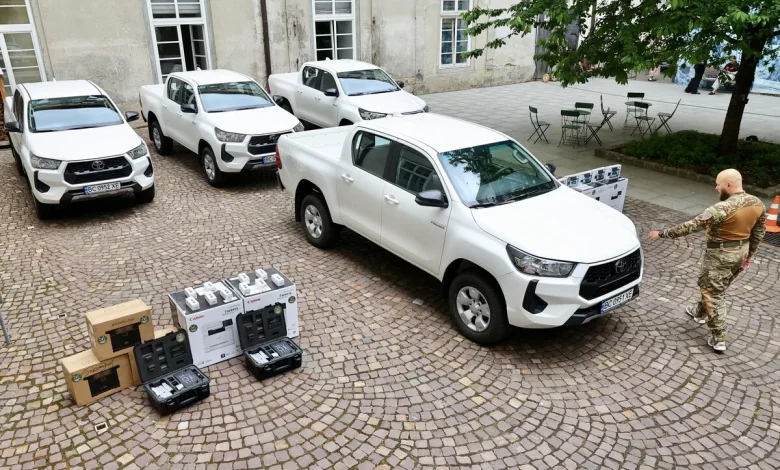 Львів передав військовим допомогу технікою та автомобілями на 7,8 млн грн