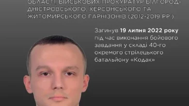 Капітан юстиції Сергій Антоненко загинув у боях на Харківщині