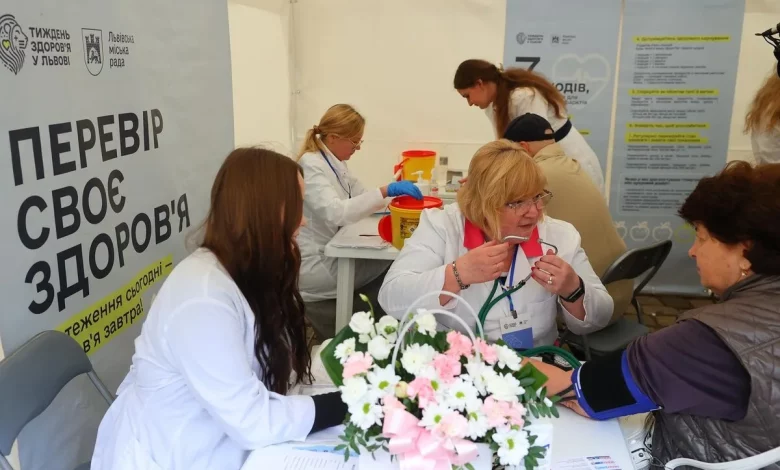У Львові завершується «Тиждень здоров’я»: медичні намети працюють ще сьогодні