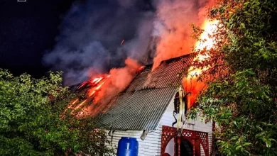 У Шептицькому районі рятувальники не допустили знищення вогнем п’яти будівель