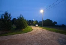 У Зашкові та Зарудцях встановлюють нове вуличне освітлення