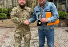 Міський голова Стрия Олег Канівець отримав відзнаку від 3 ОШБр