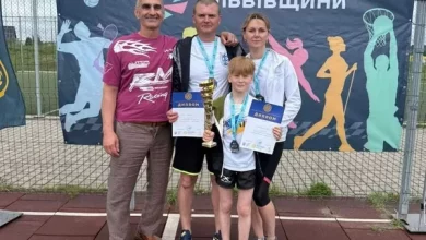 Родина Данила Вацяка зі Шептицького здобула «бронзу» на сімейних іграх Львівщини