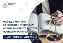 Апеляційний суд зобов’язав Стрийську міськраду відшкодувати збитки за незаконну вирубку