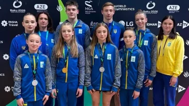 Дрогобицькі акробатки вибороли срібло на міжнародному турнірі AGF Trophy в Баку