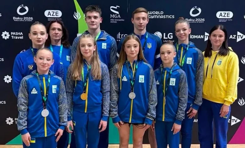 Дрогобицькі акробатки вибороли срібло на міжнародному турнірі AGF Trophy в Баку