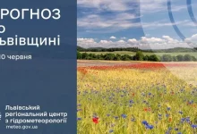 На 10 червня на Львівщині прогнозують грози та град