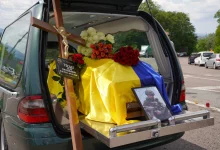 Дрогобицька громада провела в останню дорогу Івана Тоська зі Стебника