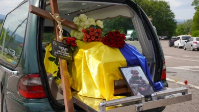 Дрогобицька громада провела в останню дорогу Івана Тоська зі Стебника