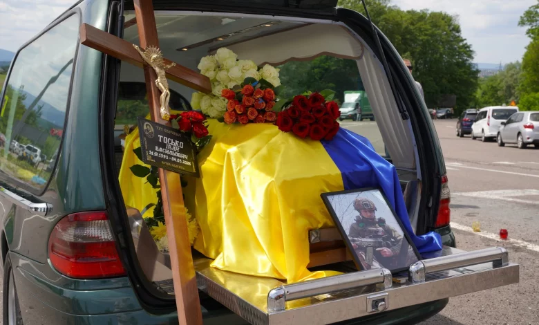 Дрогобицька громада провела в останню дорогу Івана Тоська зі Стебника