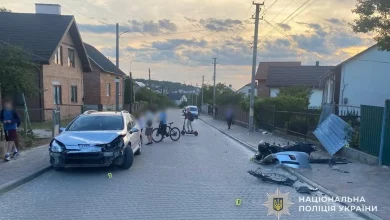 У Миколаєві Стрийського району в ДТП травмувалися двоє неповнолітніх мотоциклістів