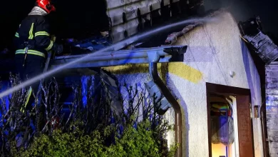 У Сокільниках на Львівщині загорівся дах гаража