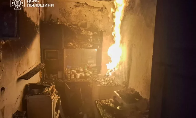 У селі Борятин через загоряння газового балона ледь не згорів житловий будинок