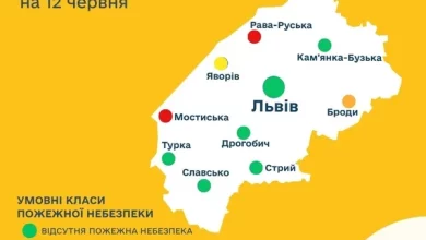На 11 червня на Львівщині подекуди очікують надзвичайну пожежну небезпеку
