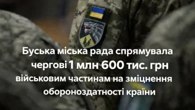 Буська міська рада виділила 1,6 млн грн для дванадцяти військових частин ЗСУ