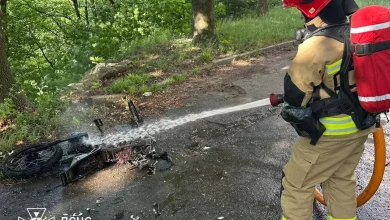 У Львові на вулиці Кримській загорівся електровелосипед