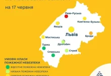 Прогноз пожежної небезпеки на 17 червня