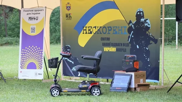 Ветерани Новояворівської громади отримали електровізки та зарядні станції