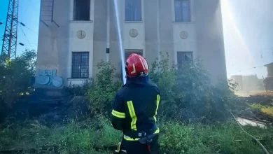 У Львові загорілася закинута будівля на вулиці Левандівській