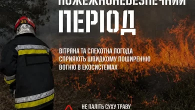 22 червня на Львівщині прогнозують надзвичайну пожежну небезпеку